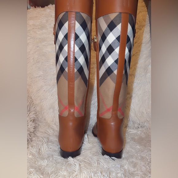 Burberry Leather Riding Boots - Picture 2 of 7